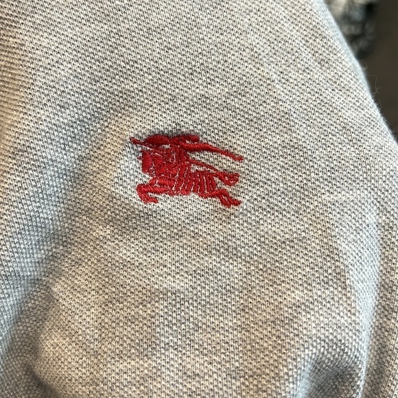 Burberry Brit Gray Polo Shirt Size S - Picture 7 of 8